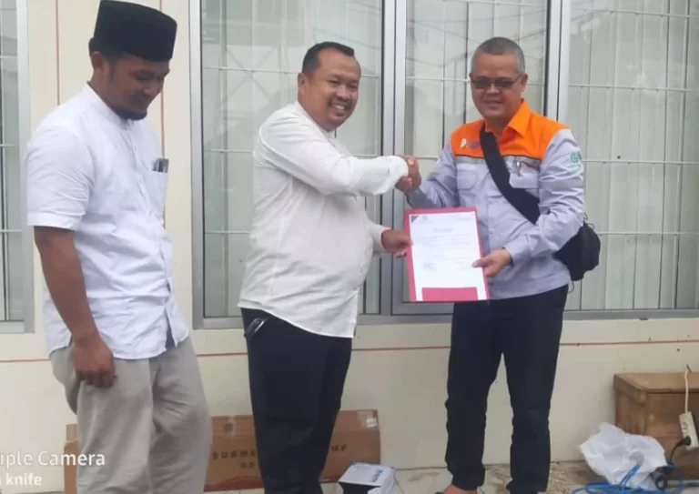 Serah terima Pengadaan Sumur Bor Pesantren Ibadurrohman Kawalu Kota Tasikmalaya