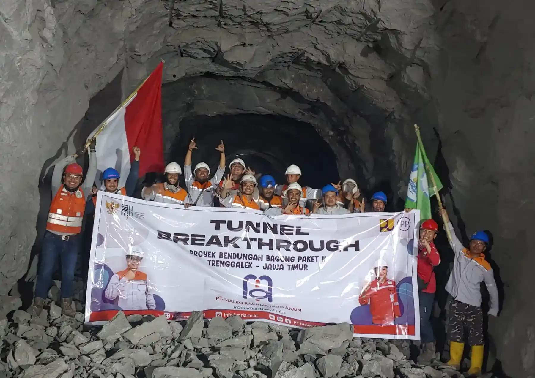 Breakthrough Tunnel Bendungan Bagong