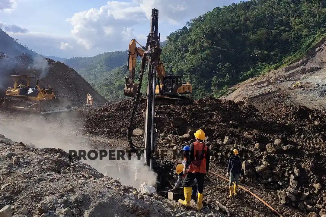 kegiatan drilling maindam bendungan bener paket iv