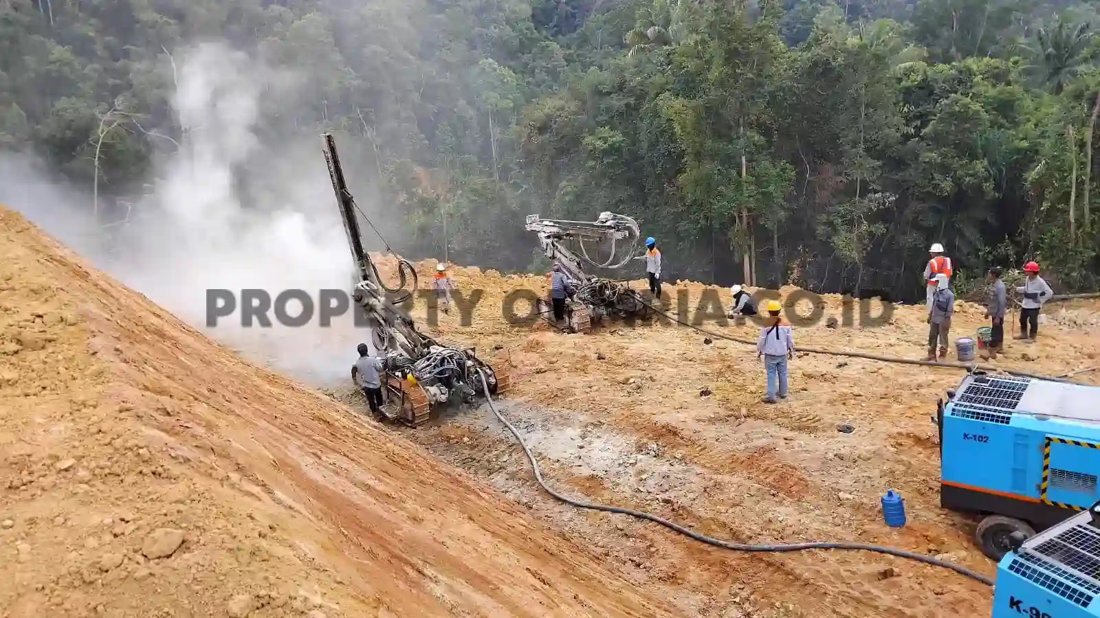 Kegiatan Drilling di Site Teluk Tapang