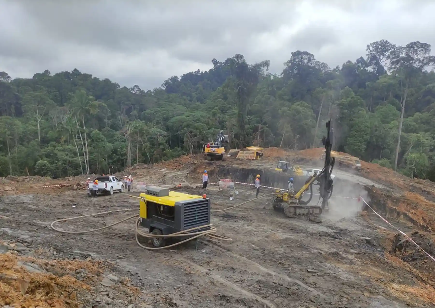 drilling blasting di tambang batu bara muara teweh