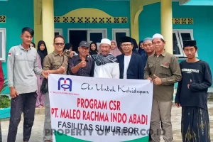 Serah Terima Sumur Bor Ponpes Tajul Al-Falah